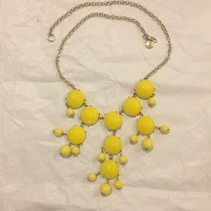 J Crew big bubble drop necklace